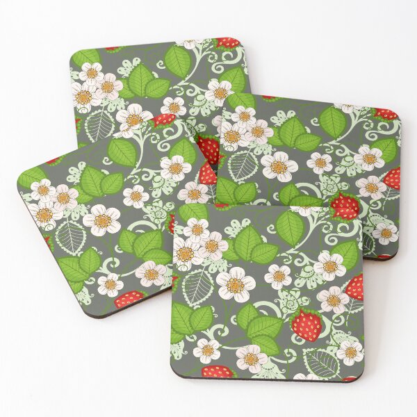 Item preview, tasty Strawberries seamless designed and sold by obinsuma.