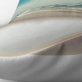 Alternate view of The swimmer Throw Pillow
