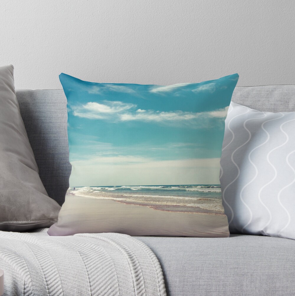 The swimmer Throw Pillow