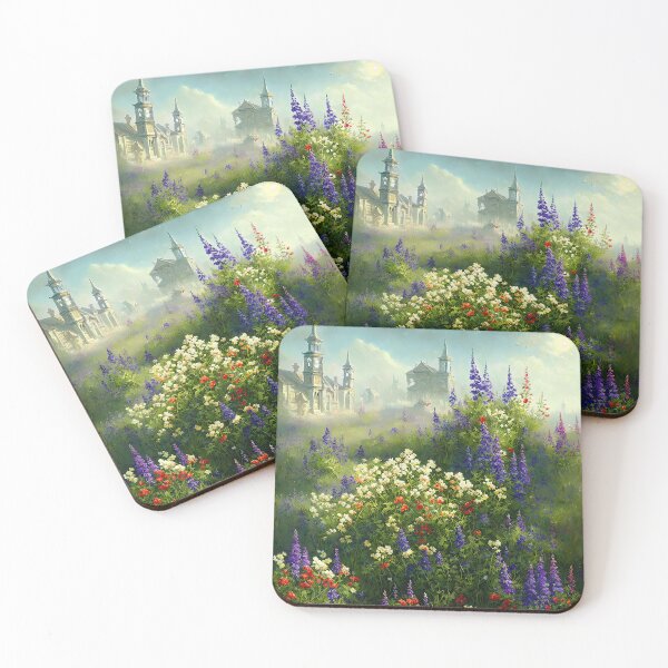 Item preview, July Larkspur Field designed and sold by FamiliarPufferfish.