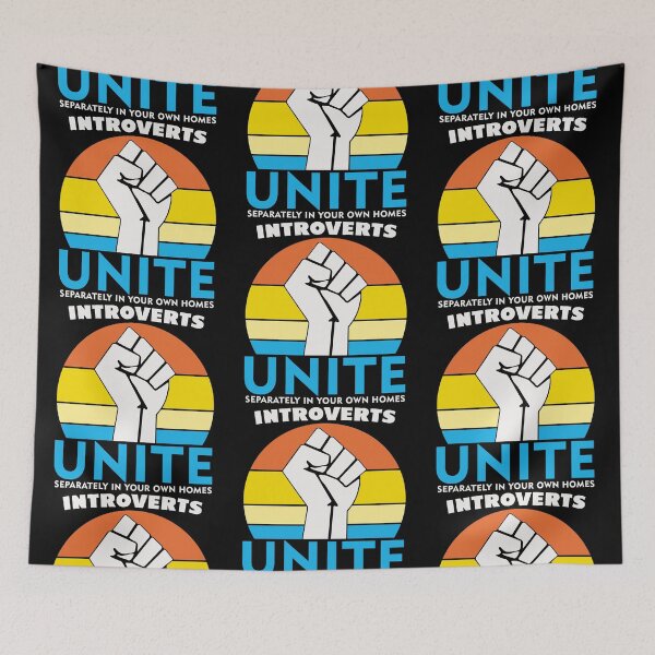 Item preview, Introverts Unite Separately In Your Homes designed and sold by UA-Shirts.