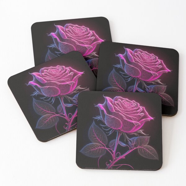 Item preview, Neon Rose designed and sold by ArtRogue.