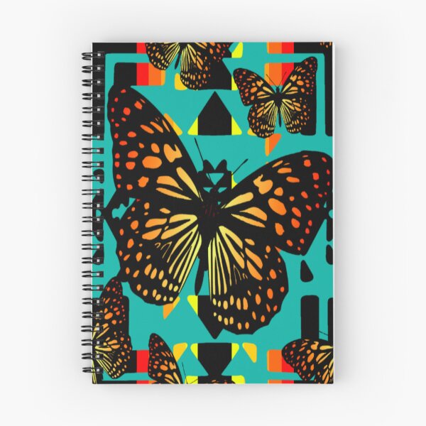 Item preview, Turquoise / Black / Fire Color  Native Butterfly Blanket Print  designed and sold by JMWCD.