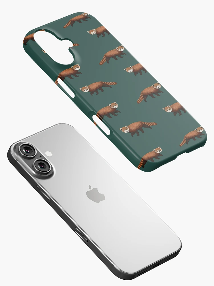 Thumbnail 2 of 4, iPhone Case, Red Panda Pattern designed and sold by Meronpan-Store.