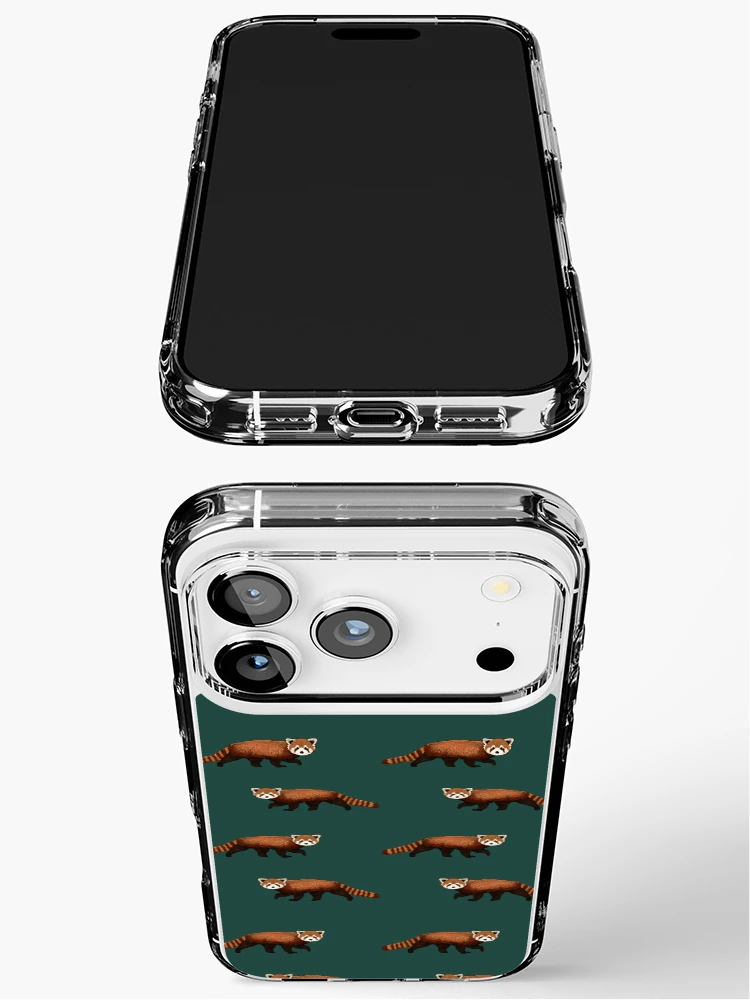 Thumbnail 3 of 5, iPhone Case, Red Panda Pattern designed and sold by Meronpan-Store.