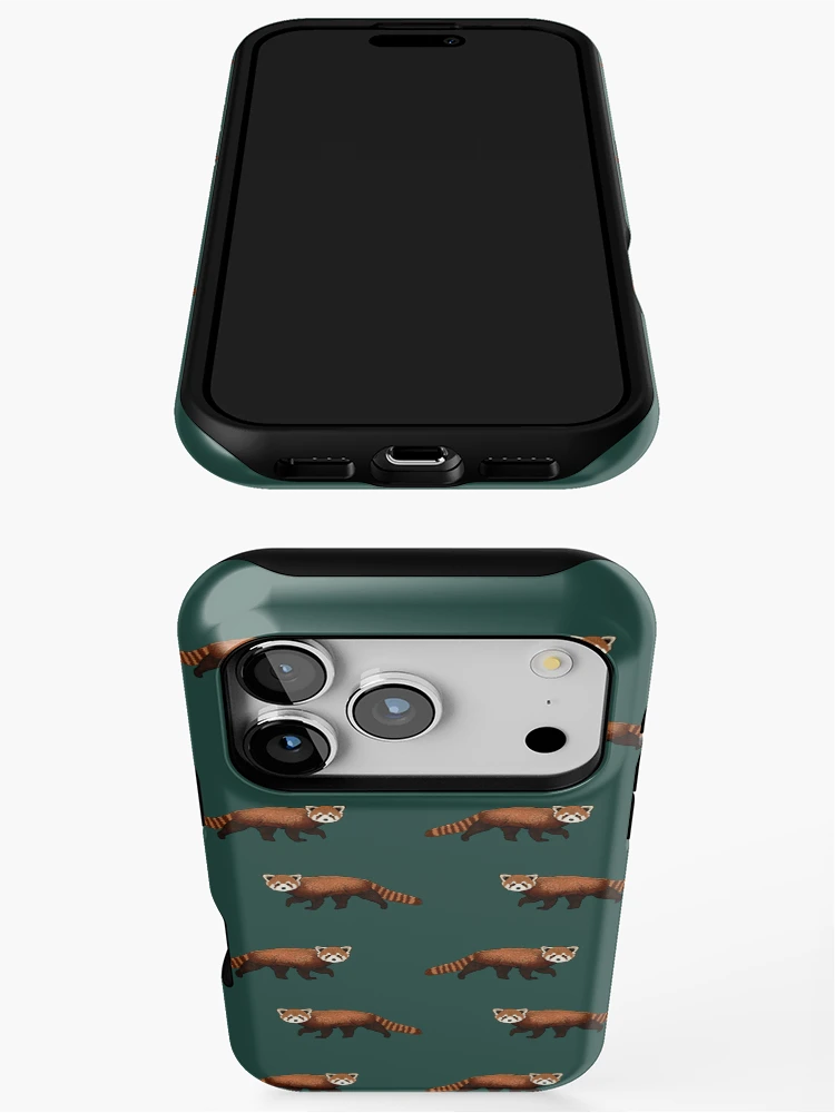 Thumbnail 3 of 4, iPhone Case, Red Panda Pattern designed and sold by Meronpan-Store.