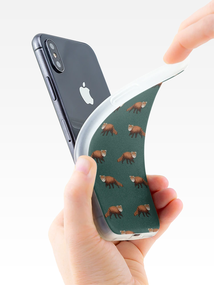 Thumbnail 4 of 5, iPhone Case, Red Panda Pattern designed and sold by Meronpan-Store.