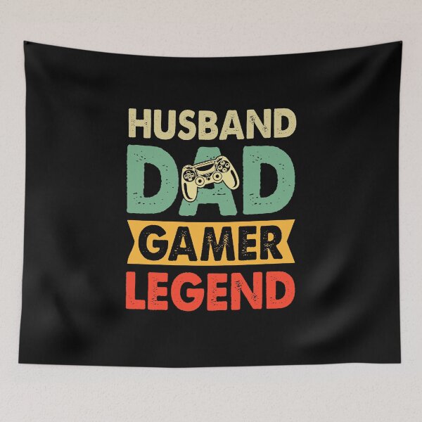 Item preview, Husband Dad Gamer Legend Controller designed and sold by SamuraiGaming.