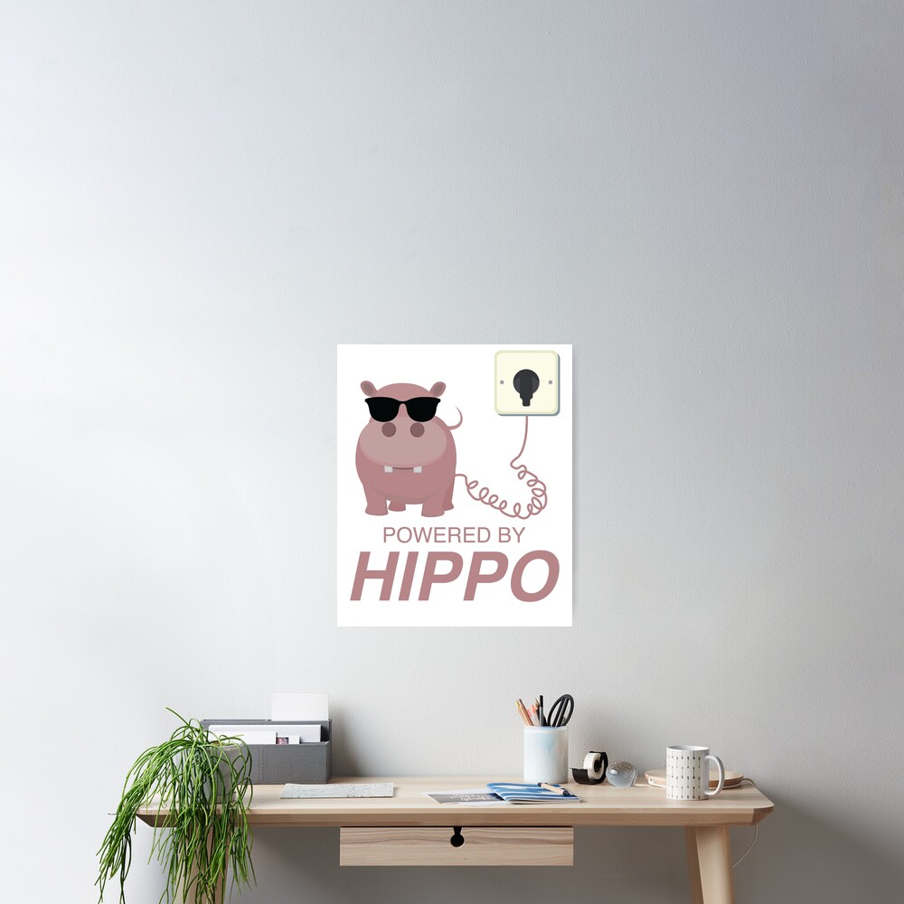 "Hippo Poke Emoji " Poster by HippoEmo Redbubble