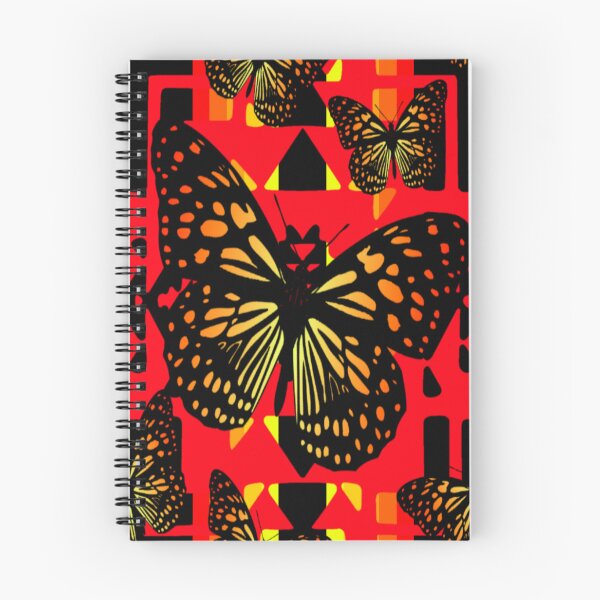 Item preview, Red / Black / Fire Color  Native Butterfly Blanket Print  designed and sold by JMWCD.