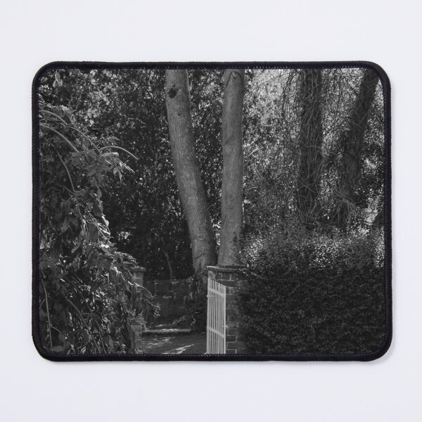 Item preview, Garden Path Northern Ireland Bw Gate Vertical designed and sold by eddiebarronshop.