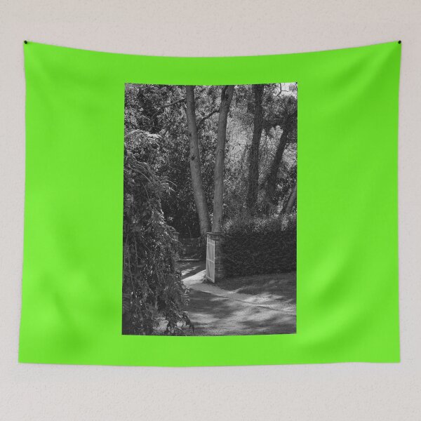 Item preview, Garden Path Northern Ireland Bw Gate Vertical designed and sold by eddiebarronshop.