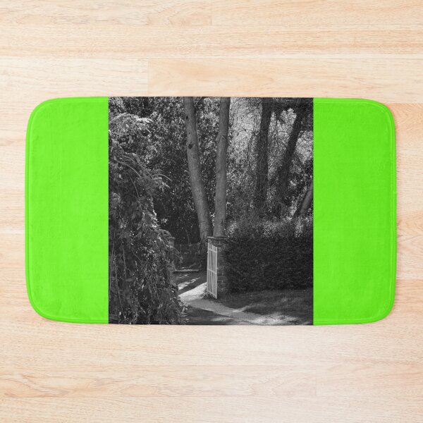 Item preview, Garden Path Northern Ireland Bw Gate Vertical designed and sold by eddiebarronshop.