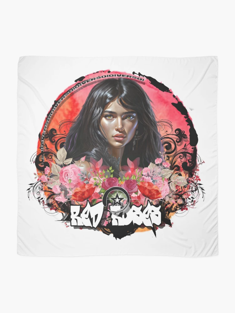 Thumbnail 2 of 3, Scarf, RED ROSES designed and sold by FÁBIO F. SILVA.