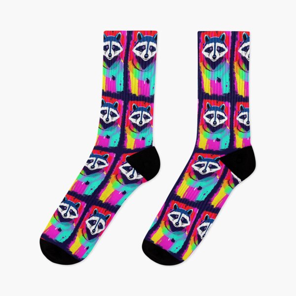 Item preview, Rainbow Space Raccoon designed and sold by Mettlework.