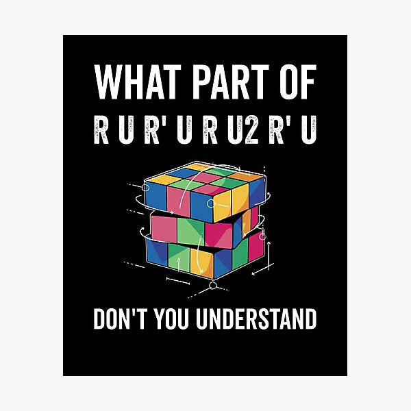 Item preview, What Part Of Don't You Understand For Speed Cuber designed and sold by chrisomatico.