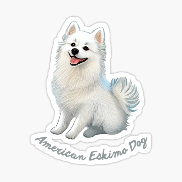 Item preview, American Eskimo Dog designed and sold by schizarty.