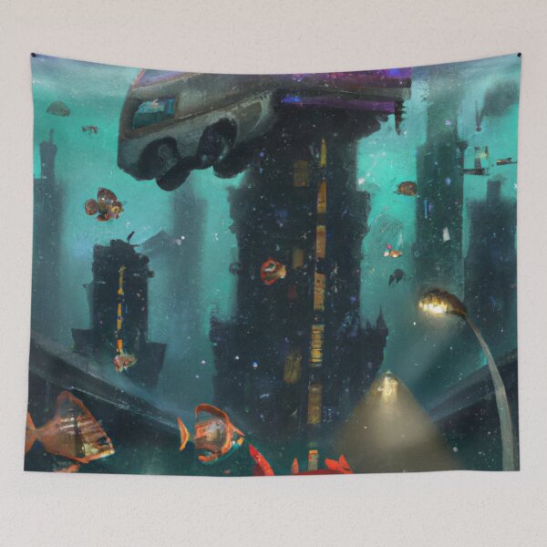 Item preview, Underwater City - Dive into a Futuristic Underwater City designed and sold by WBP Mart.