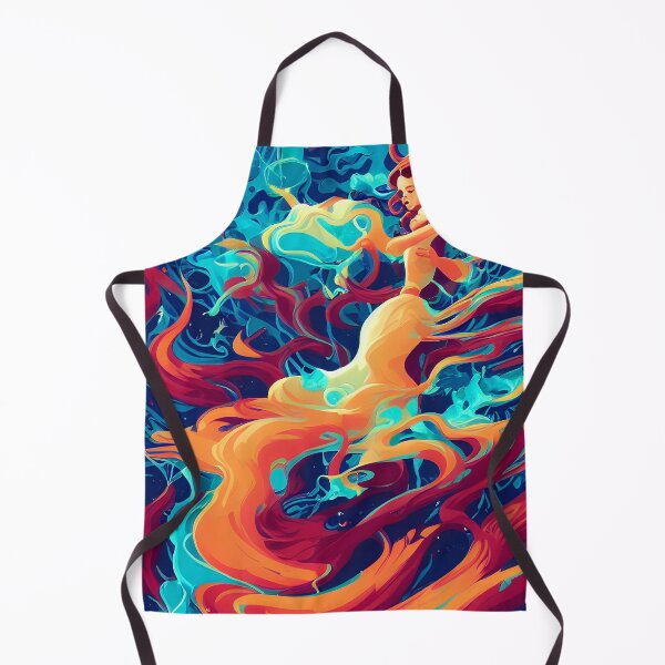 Item preview, Beautiful women dancing, abstract art illustration. Warm and cool color tone 3 designed and sold by vishalraifx.