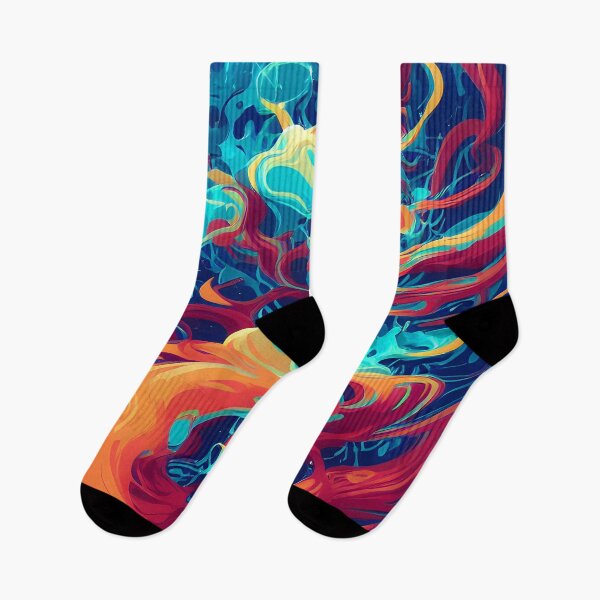 Item preview, Beautiful women dancing, abstract art illustration. Warm and cool color tone 3 designed and sold by vishalraifx.