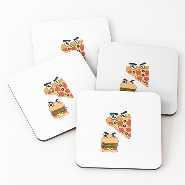 Item preview, Angry pizza and burger  designed and sold by Artbytoqa.