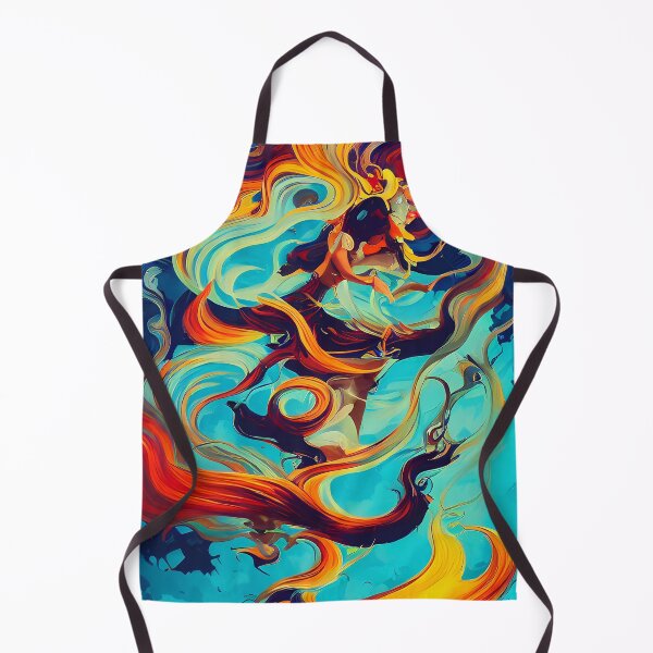 Item preview, Beautiful women dancing, abstract art illustration. Warm and cool color tone 4 designed and sold by vishalraifx.