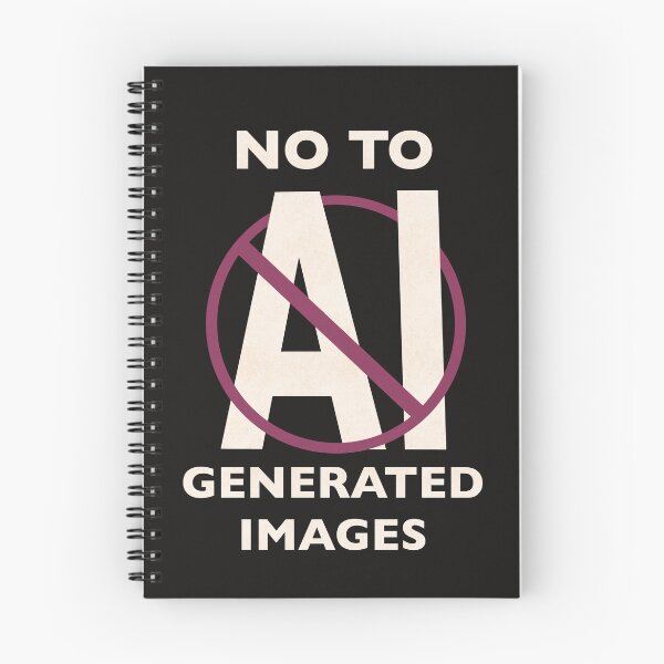 Item preview, No To AI Generated Images designed and sold by SirtuinShop.