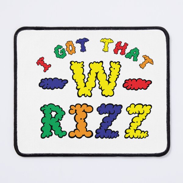 Item preview, Ask Me About My Rizz I Got That W Rizz Funny Ironic Meme designed and sold by Princeps-.
