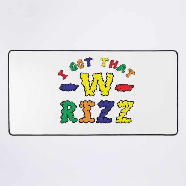Item preview, Ask Me About My Rizz I Got That W Rizz Funny Ironic Meme designed and sold by Princeps-.
