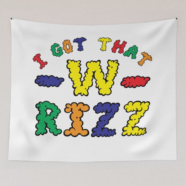 Item preview, Ask Me About My Rizz I Got That W Rizz Funny Ironic Meme designed and sold by Princeps-.