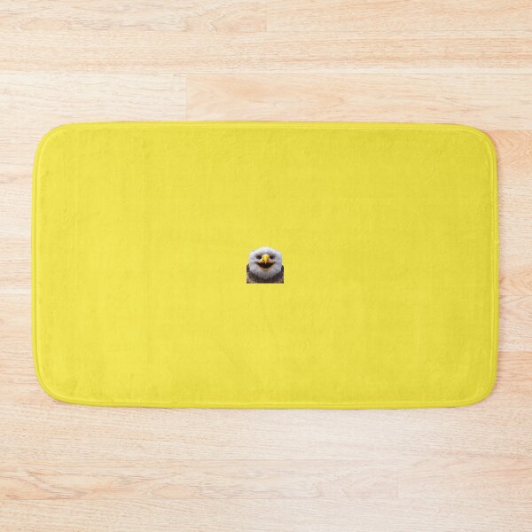Item preview, Happy Smiling Eagle (White-Golden Yellow) - Yellow Edition designed and sold by Peelya.