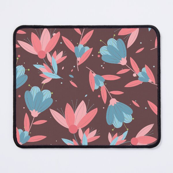 Item preview, flowers seamless pattern red blue designed and sold by obinsuma.
