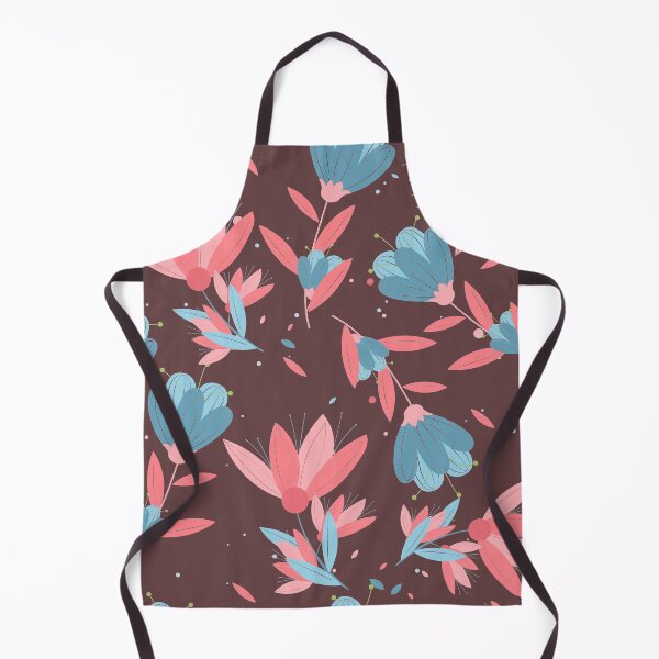 Item preview, flowers seamless pattern red blue designed and sold by obinsuma.