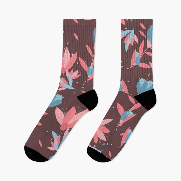 Artikelvorschau, Blumen Musterdesign rot blau entworfen und verkauft von obinsuma.