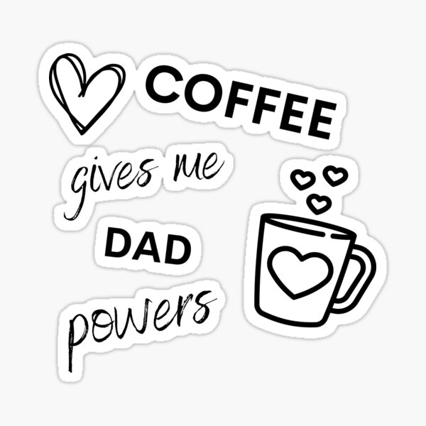 Dad Gifts Coffee Gives Me Daddy Powers Coffee Drinker Gifts Zip Pouch by  Kanig Designs - Fine Art America