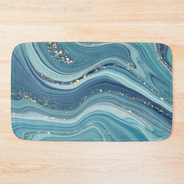 Item preview, Light blue liquid marble background designed and sold by GoDesign1.