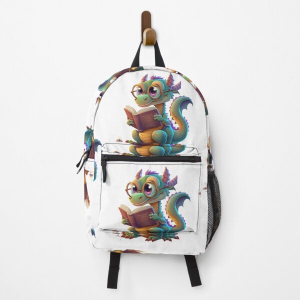 Item preview, Cute Cartoon Dragon Reading a Book - Encourage Your Child to Read a Book designed and sold by BeaconMarketing.