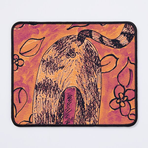 Item preview, Orange Garden Cat Butt - Art designed and sold by jolabrese.