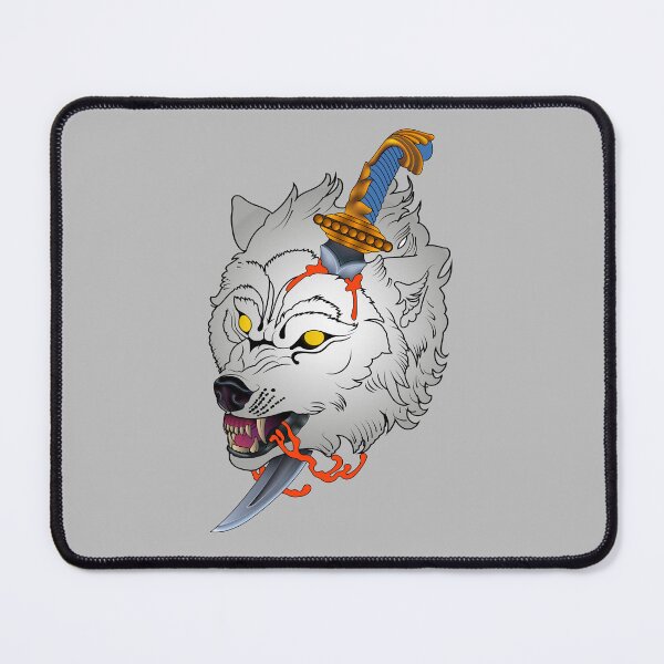 Item preview, Polar Wolf Tattoo Art designed and sold by DarkCastleShop.