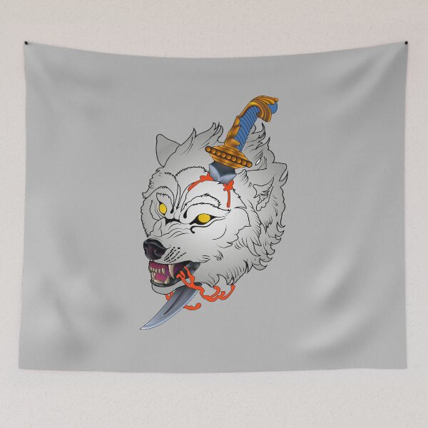 Item preview, Polar Wolf Tattoo Art designed and sold by DarkCastleShop.