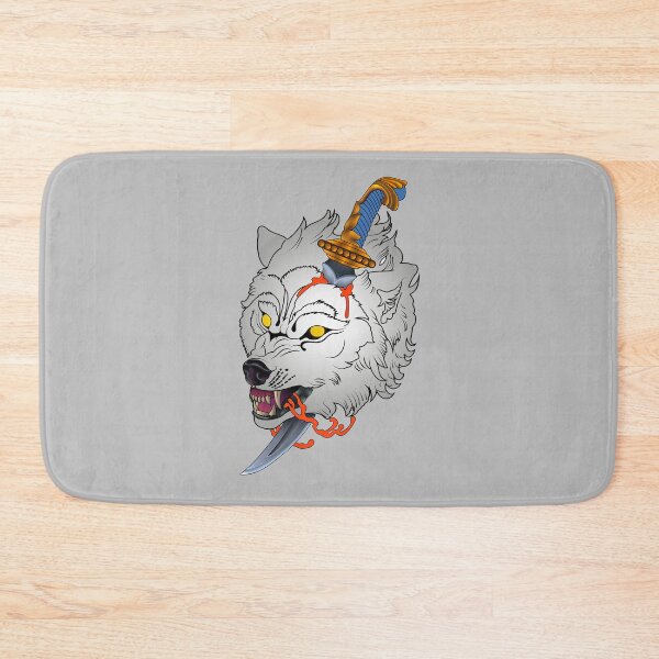 Item preview, Polar Wolf Tattoo Art designed and sold by DarkCastleShop.