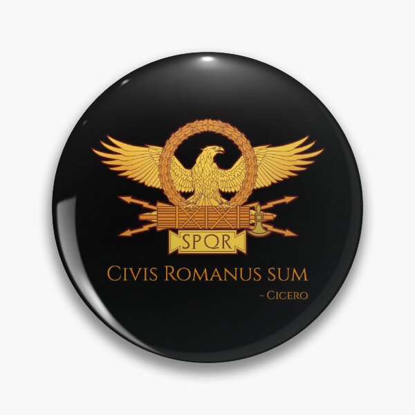 Item preview, Ancient Rome - Civis Romanus Sum - Cicero Quote - SPQR designed and sold by Styrman.
