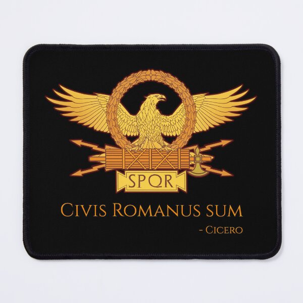 Item preview, Ancient Rome - Civis Romanus Sum - Cicero Quote - SPQR designed and sold by Styrman.
