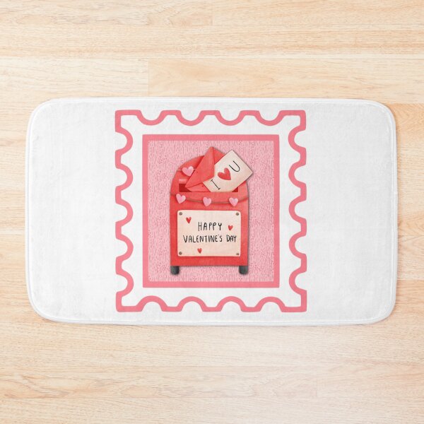 Item preview, Valentine's Day Post Stamp Mailbox Love Letter 1 designed and sold by TasimaDesign.