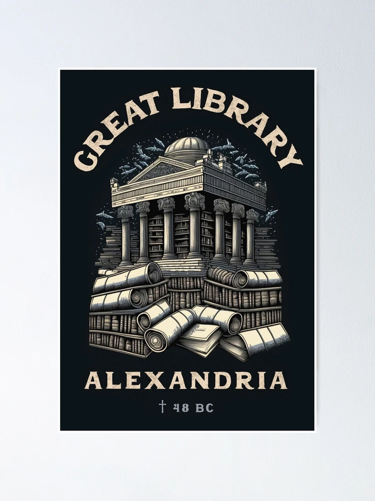 Ptolemy I Soter Inaugurates the Great Library at Alexandria' Art Print