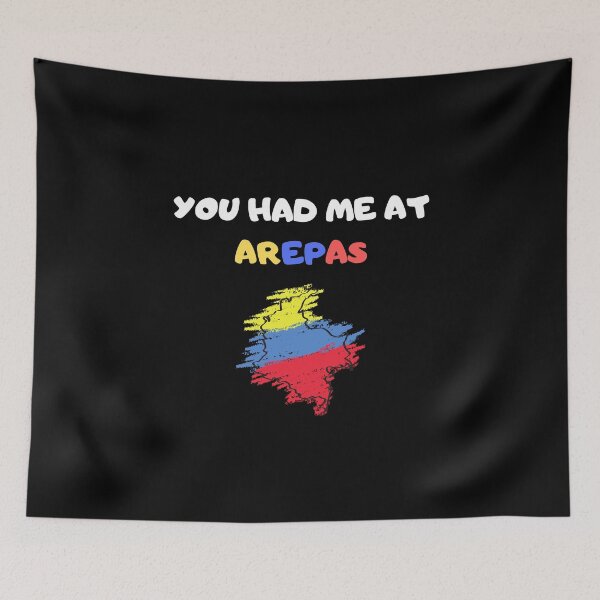 Item preview, Arepas Colombian Flag T Shirt designed and sold by Suzy Perez Art.