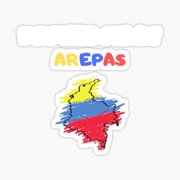 Item preview, Arepas Colombian Flag T Shirt designed and sold by Suzy Perez Art.