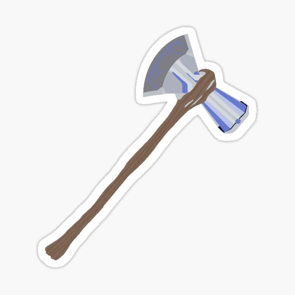 Item preview, Powerful axe designed and sold by Stickers By Max.