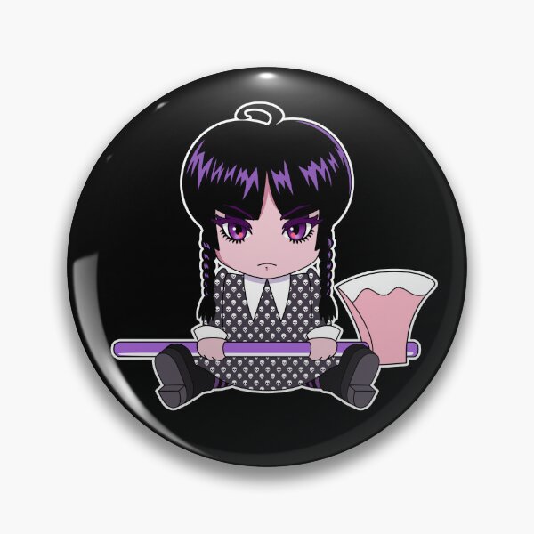 Item preview, Wednesday Anime Chibi  designed and sold by EllyMellow.
