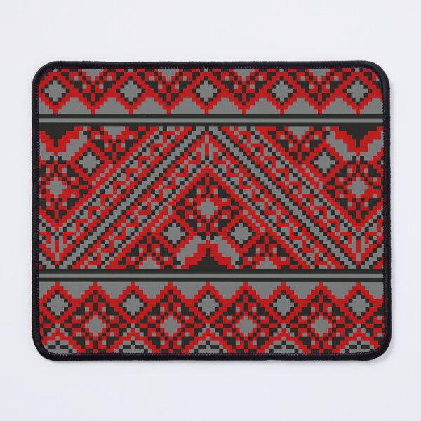 Item preview, red and black Aztec embroidery  designed and sold by obinsuma.